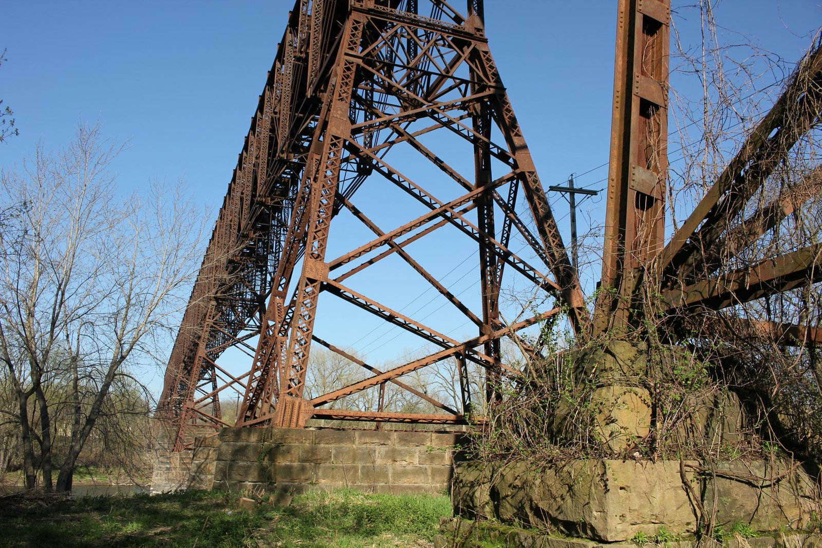 Details of west truss tower (tower #14)